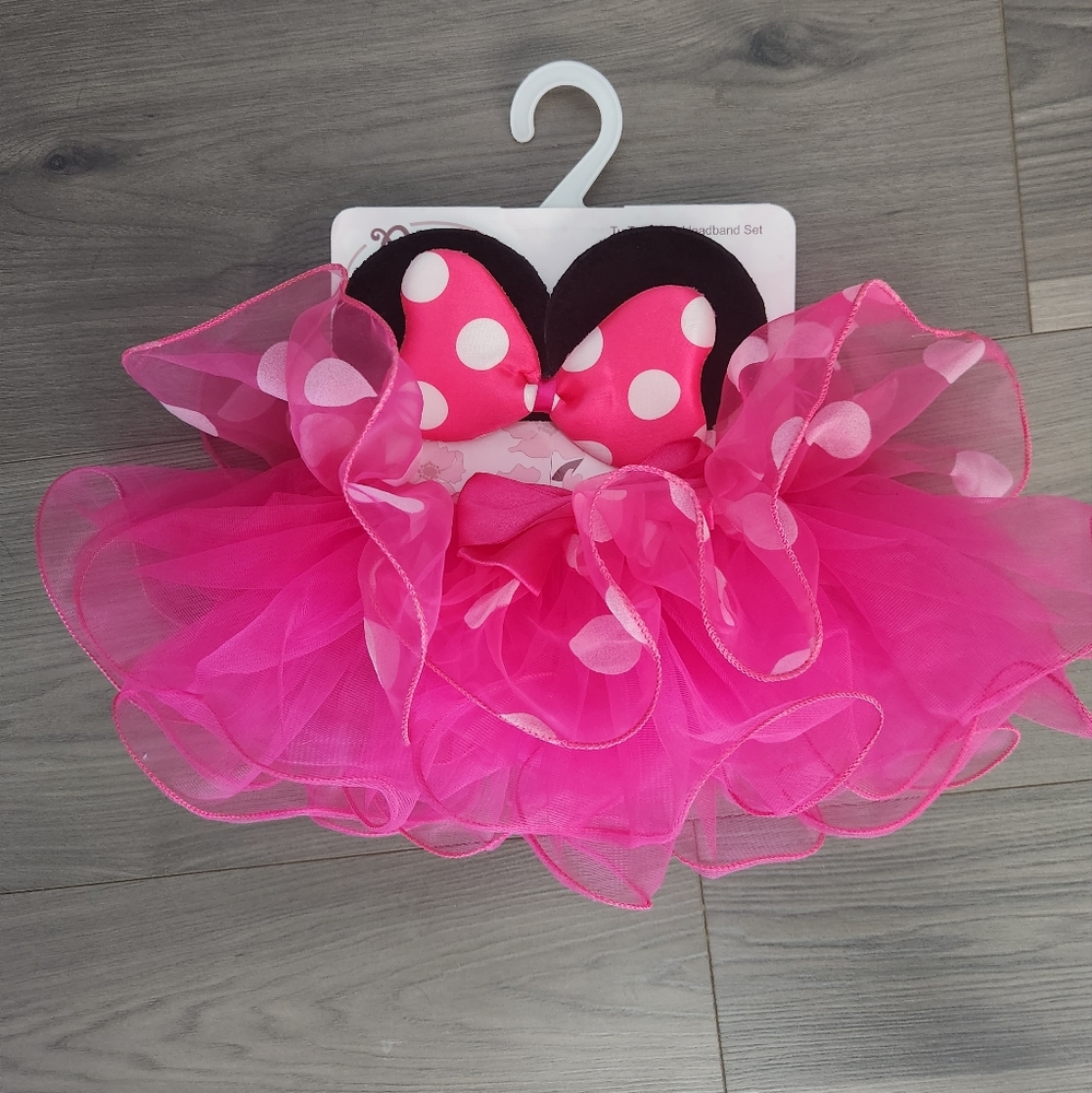Minnie Mouse tutu and Headband